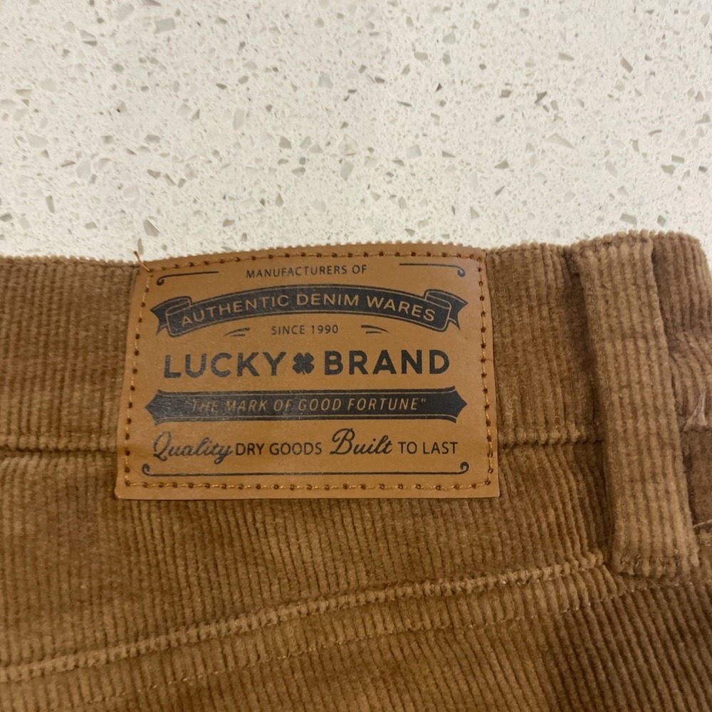 Lucky Brand STEVIE HIGH RISE FLARE Stretch Corduroy Pants Women's 14/32 NWT - Picture 5 of 6